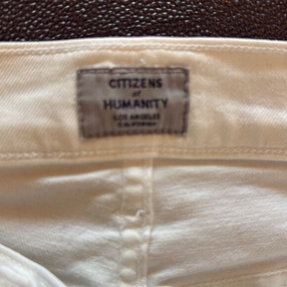 Citizens of Humanity Mid Rise Rocket Skinny Jeans white size 25 - Picture 5 of 11